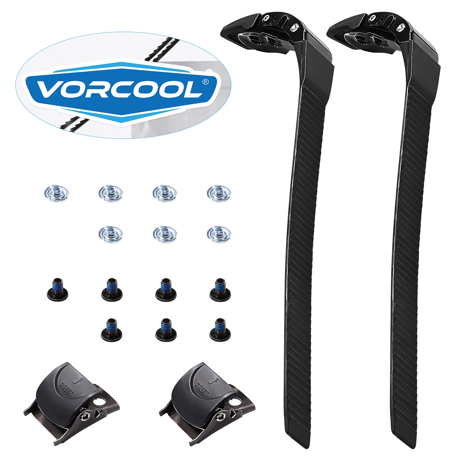 2 Sets Professional Universal With Strap Roller Skate Shoes Buckle Replacement Part Women Skates Easy Install Alloy Fixing