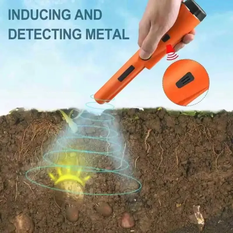 Positioning Rod Handheld Underground Metal Detector GP Pointer Handheld Waterproof High Sensitivity Security Detector metal detector