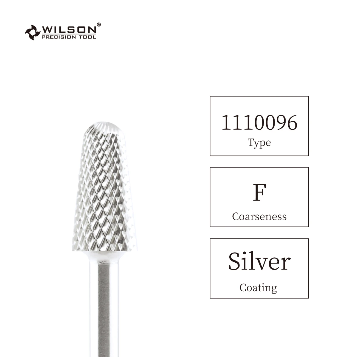 2pcs Safety Bits Fine Silver WILSON Carbide Nail Drill Bitnail drill