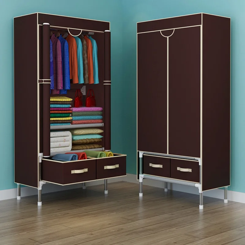 Furniture Simple Wardrobe Thickened Storage Cabinet Fashion Shelves Minimalist Modern storage cabinet cloth wardrobe fabric wardrobe