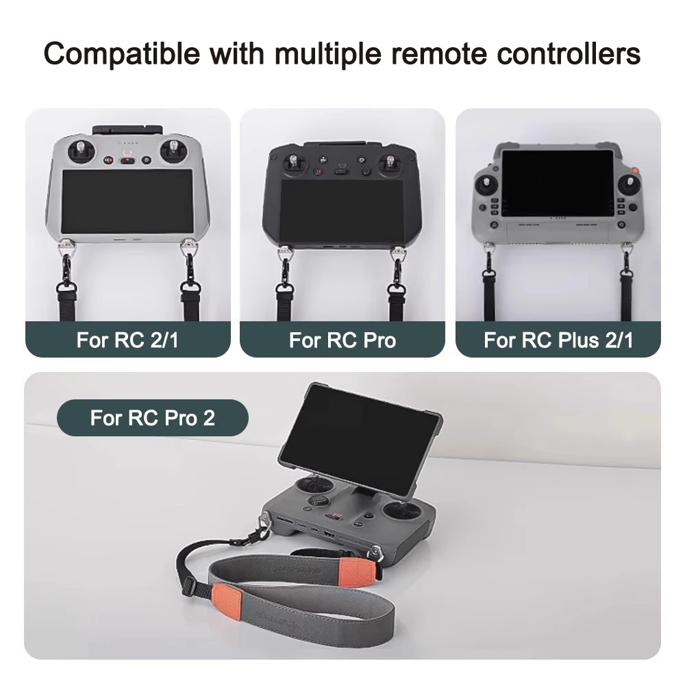 DJI RC2 RC Pro2 RC1 RC Plus 리모컨용 넥 스트랩, DJI Mini 4 Pro / Mini 5 Pro용 퀵 릴리즈 숄더 랜야드
