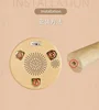 100W  Bluetooth speaker mobile wireless charging speaker wooden bass speaker home sofa coffee table bedside table music speaker 6