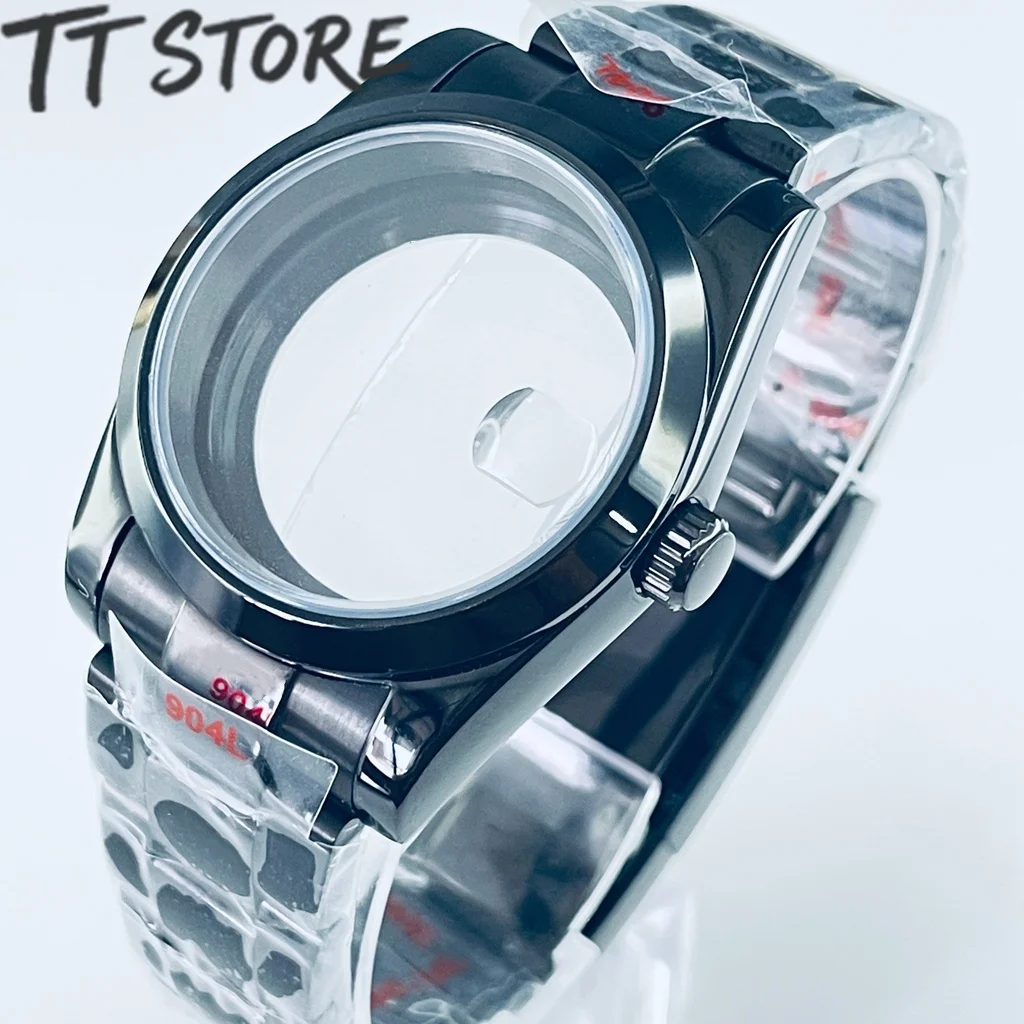 Black Watch Case with Sapphire Crystal - Top Waterproof Design