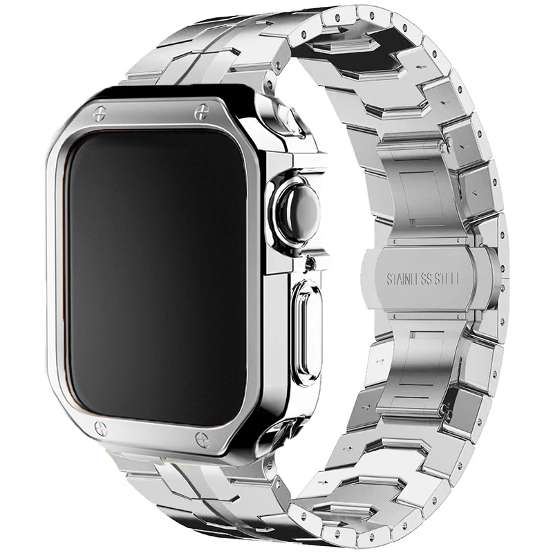 Deluxe Stainless Steel Band & Protective Case