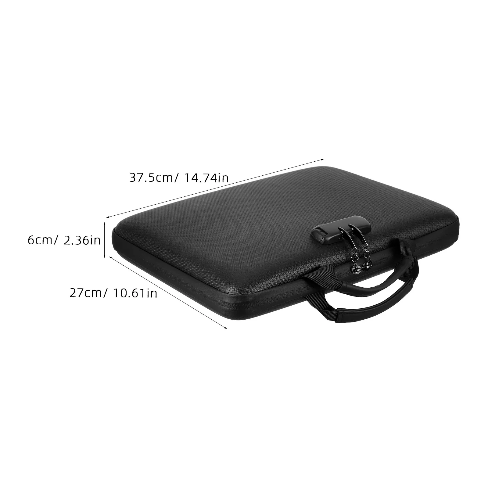 Fireproof Box Portable Folder 13 Pockets Lockable Organizer Case Travel Office Storage Bag Document Pocket_voghion.com