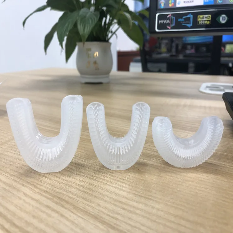 Lazy U-shaped Electric Teeth U-shaped Silicone Teeth Cleaning Brush MouthElectric Toothbrush Replacement Head