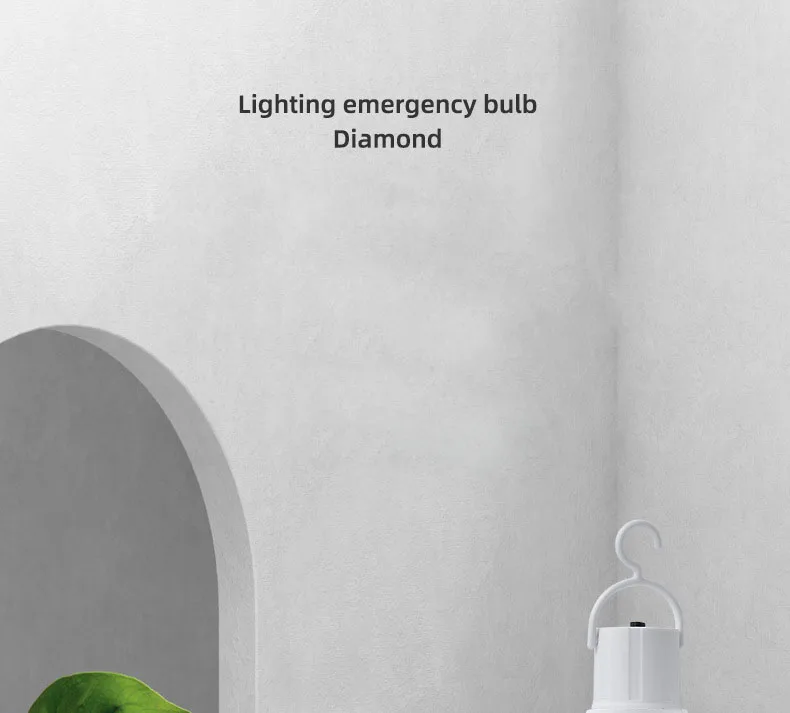 Description Picture 2 of itemLED Emergency Light 9W15W E27 Lithium Battery Power Failure Lighting Household Energy Saving Light Bedroom Hanging Camping Bulb