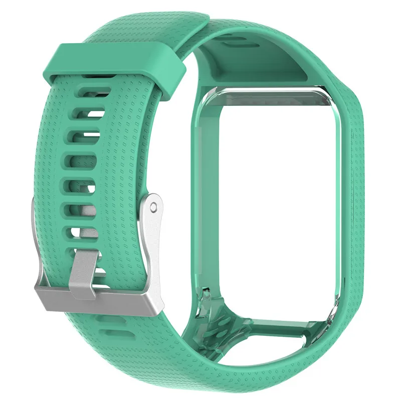 Silicone Replacement Wrist Band Strap For TomTom Spark Runner 2 3 Spark3 Cardio Music GPS Watch Bracelet For Adventunrer Golfer2 