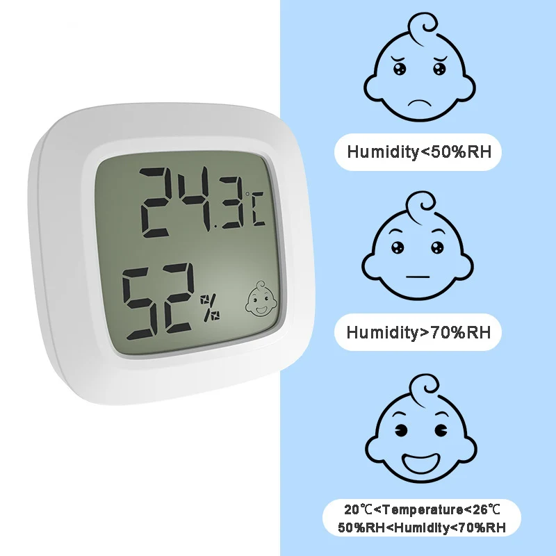 Digital Mini Thermometer/Hygrometer Indoor - BALDR Electronic