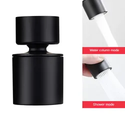 2 Mode Washbasin Faucet Nozzle 360° Rotary Splashback Faucet Aerator Kitchen Sink Pressurized Faucet Aerator Bubbler