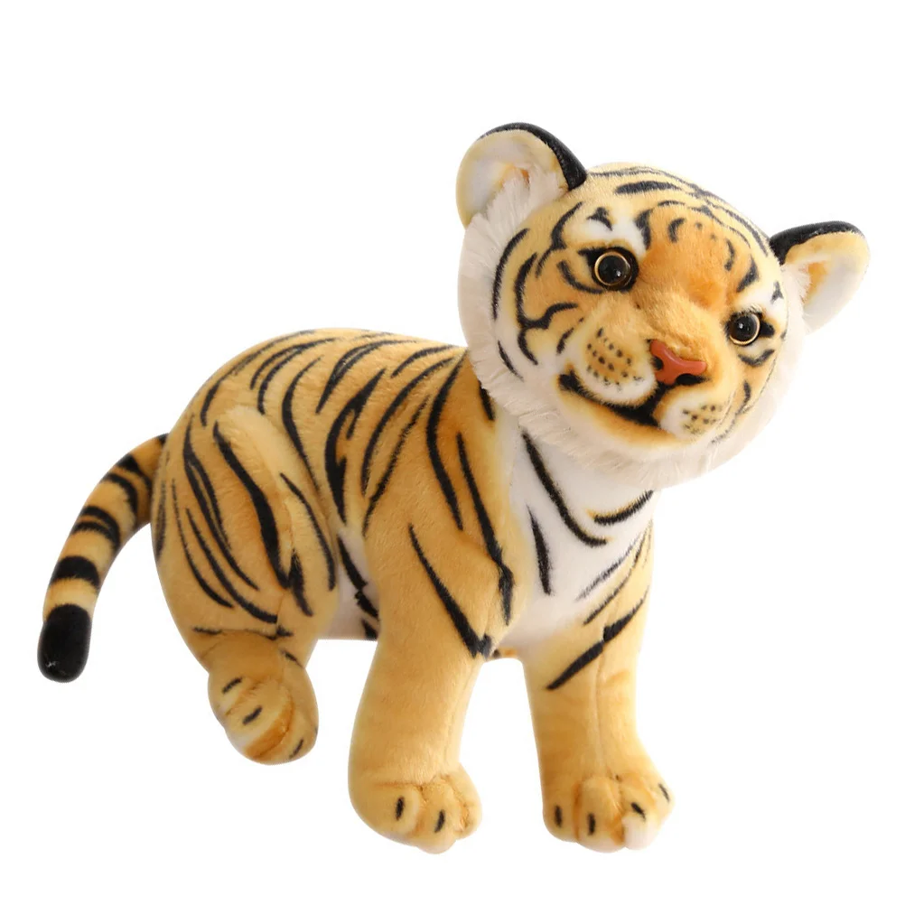 

Plush Toy Children Home Plaything Decor Kids Simulated Tiger Novel Bedroom Decorative