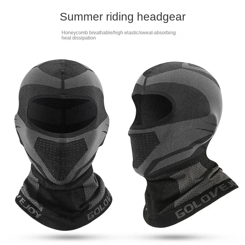 

Motorcycle Mask Headgear Breathable Balaclava Full Face Mask Motorbike Bicycle Windproof Sunscreen Masks Cycling Sports Headgear