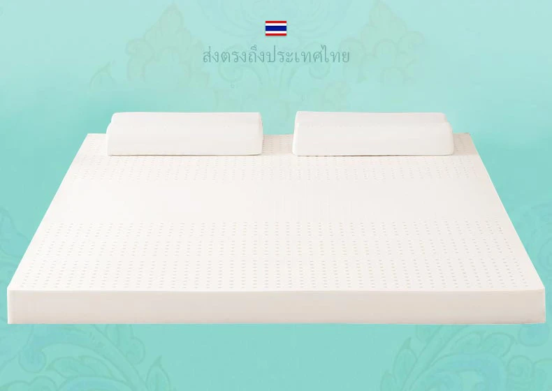 Description Picture 2 of itemPortable Tatami Mat Folding Sleeping Mat 10cm Natural Latex Liquid Mattress Rubber Cushion for Two Household Bedroom Furniture