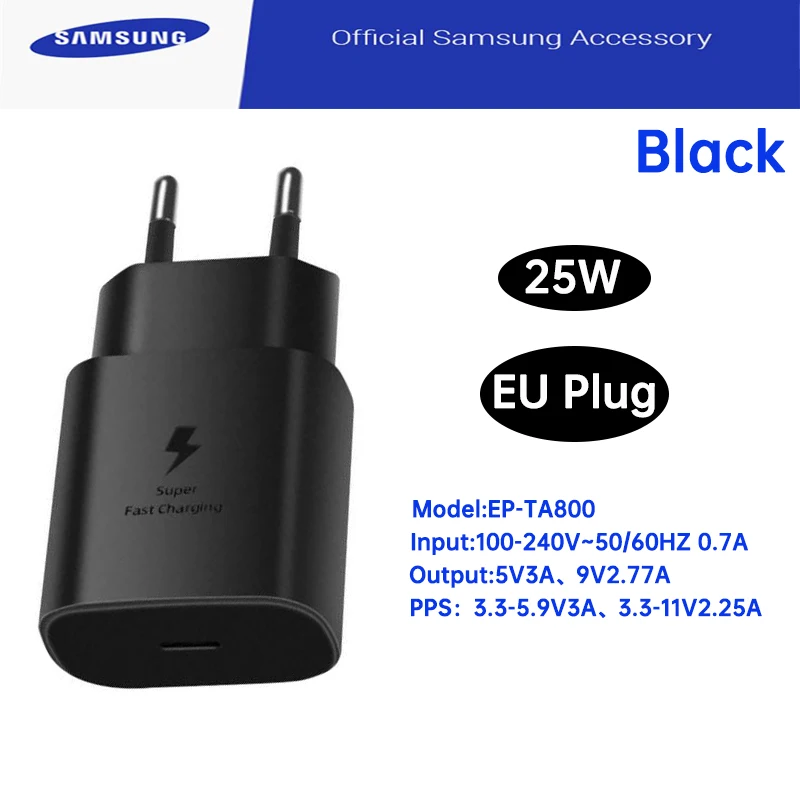 High-Speed 25W USB-C Supercharger with Fast Charging Cable