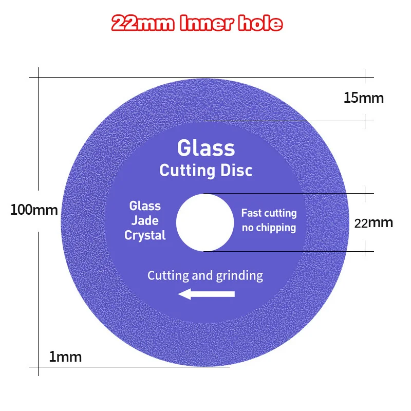 22mm Glass Cut Beads