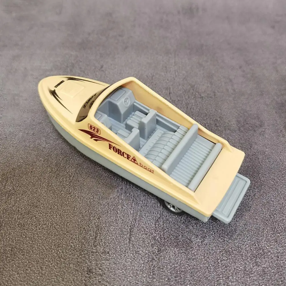

Miniature 5Pcs Cute Mini Toy Vehicle Pull Back Toys Interactive Toy Inertial Boat Toys Ship Model Party Favor