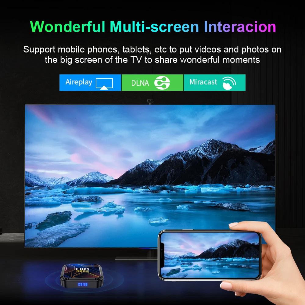 KimTin 4GB 64GB 32GB Smart Android TV BOX Rk3528 Quad Core TB BOX 4K 60tps 2.4G 5G WiFi 2G 16G Media Player Set Top Box