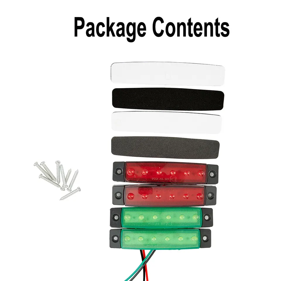 Feux De Navigation Bateau LED Rouge Et Vert - Étanchers IP67, 12V, Montage Proue/Pont, Pour Bateau, Ponton, Kayak