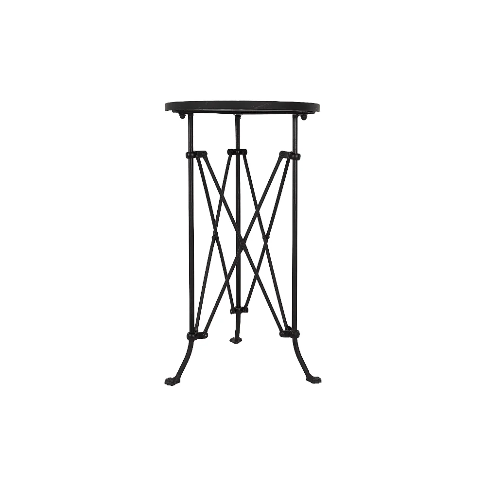 

NEW Metal 15.25" Oval Tray-Style Accent Table