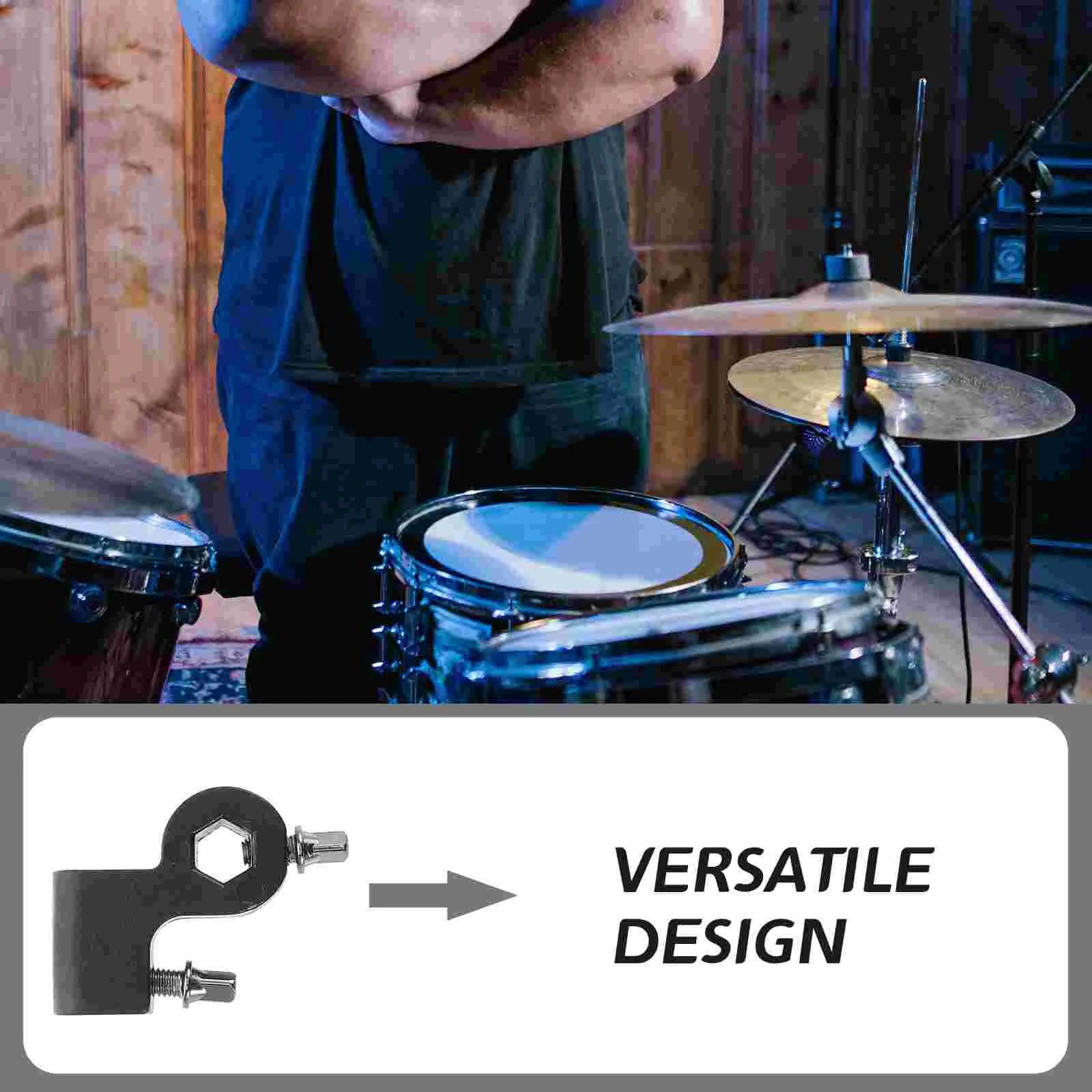 Drum Set Drumstick Holder Sticks Mallets Cymbal Stand Accessories Rack Metal Clip Parts Durm