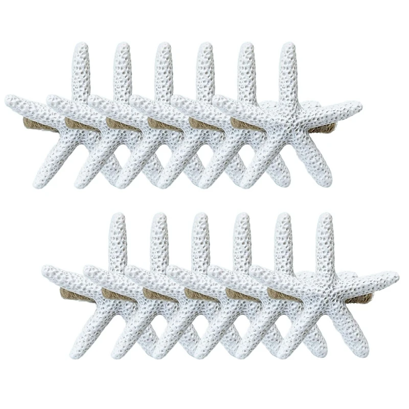 

Starfish Napkin Rings Set Of 12 Sea Star Napkin Rings Bulk For Beach Dinning Table Decoration,Napkin Ring