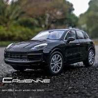 1:32 Cayennes Turbo SUV Alloy Car Model Diecast Metal Toy Vehicles Car Model Collection Simulation Sound and Light Children Gift 1