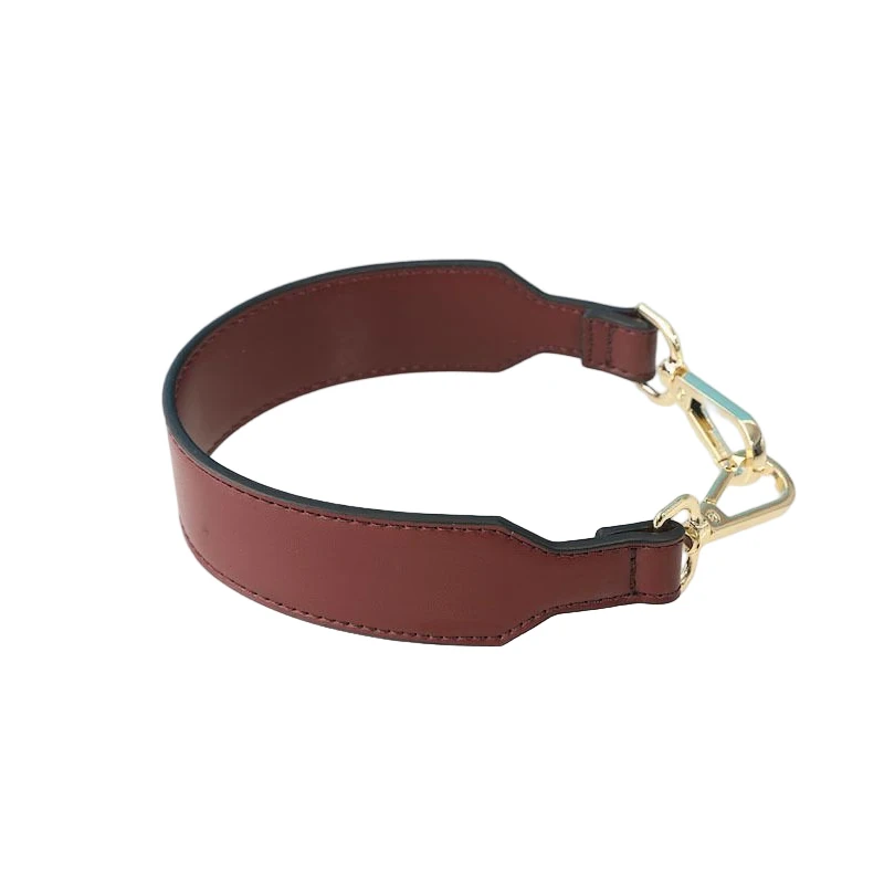 41cm Leather Short Shoulder Strap Handbag Handle 3.5cm Wide Bag Handles DIY Solid Color Female Cross Pattern Bag Strap