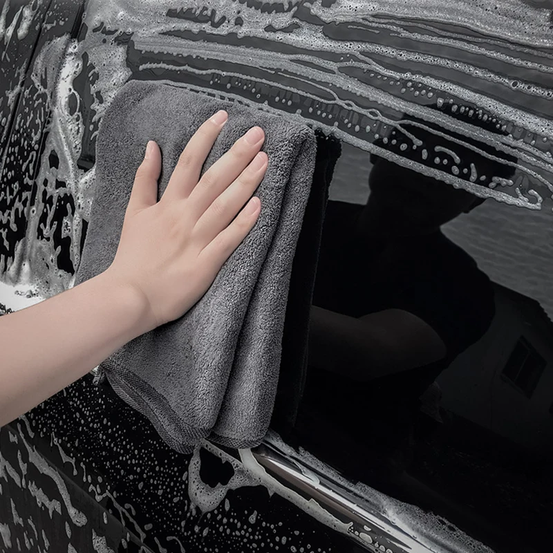 Ultra-Soft Double Layer Microfiber Car Cleaning Towels