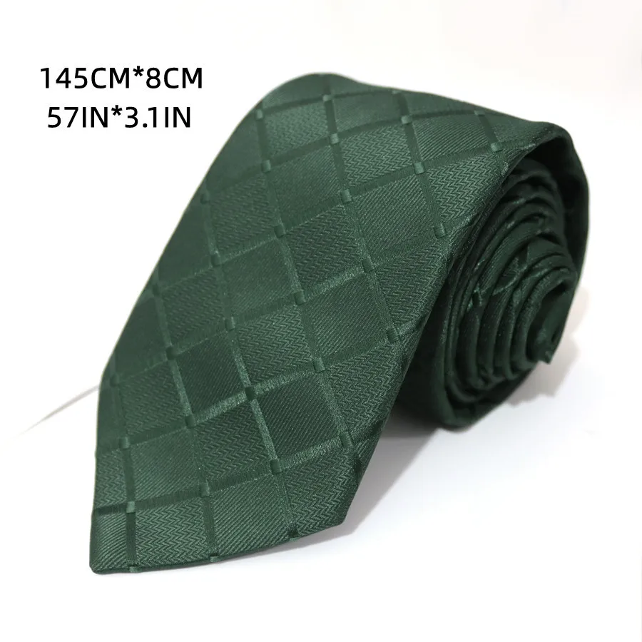Deep Military Green Floral Pattern Artistic Tie - Trendy Student Uniform Accessory
