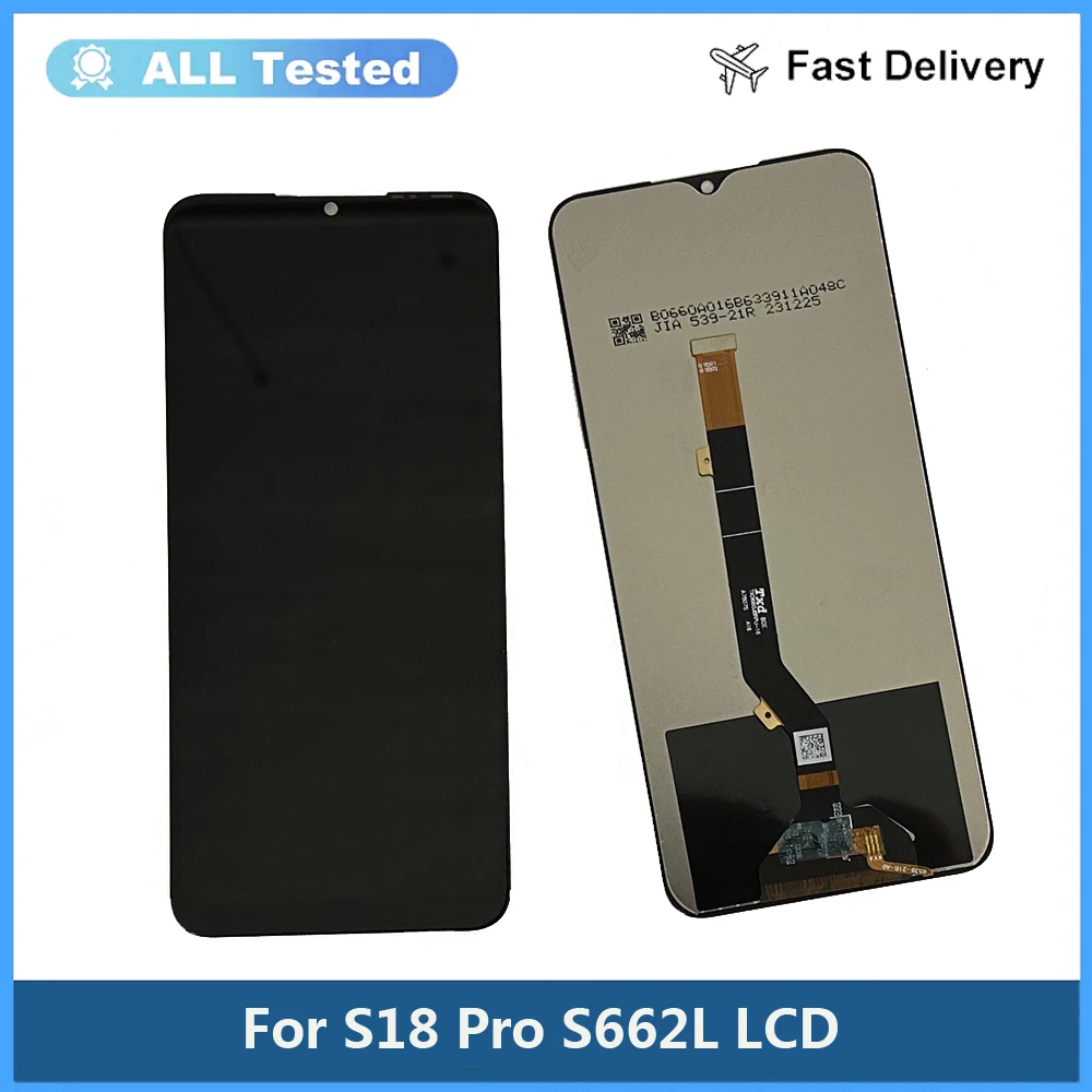 For Itel S18 Pro LCD Display + Touch Screen Assembly Replacement For Itel Vision 5 Plus S662LCN LCD Screen Sensor Parts + Glue