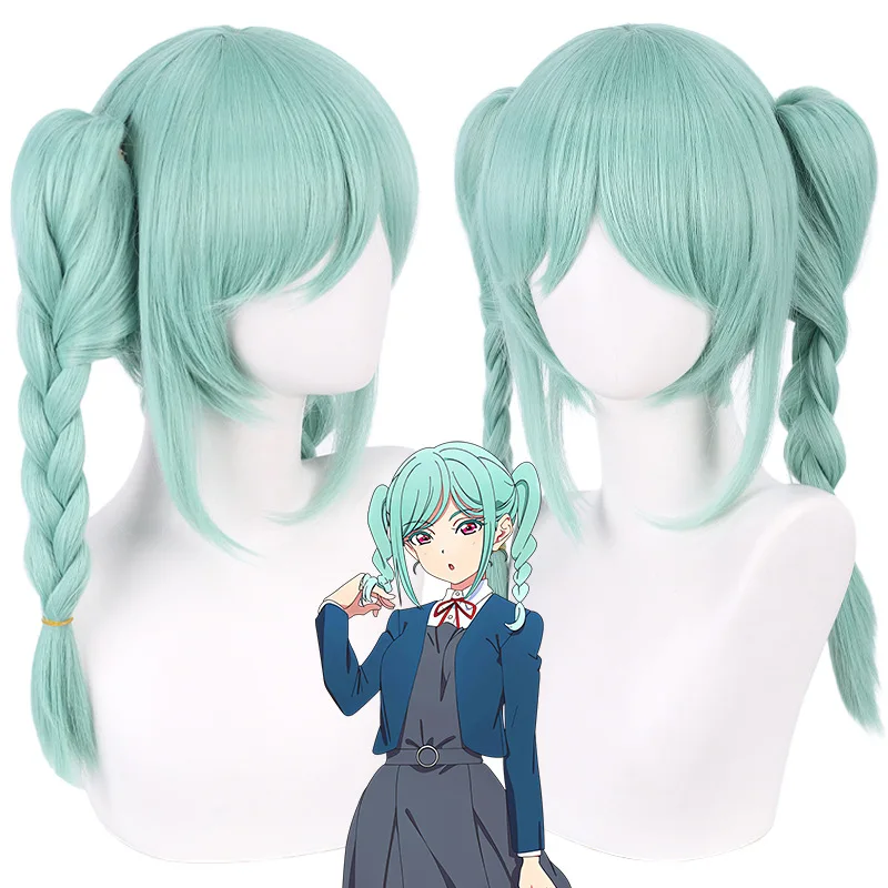 Anime Lovelive!Superstar!! Onitsuka Tomari Parrucca Cosplay Adulto Unisex Capelli Lunghi Intrecciati Parrucche Sintetiche Resistenti Al Calore Hallowe
