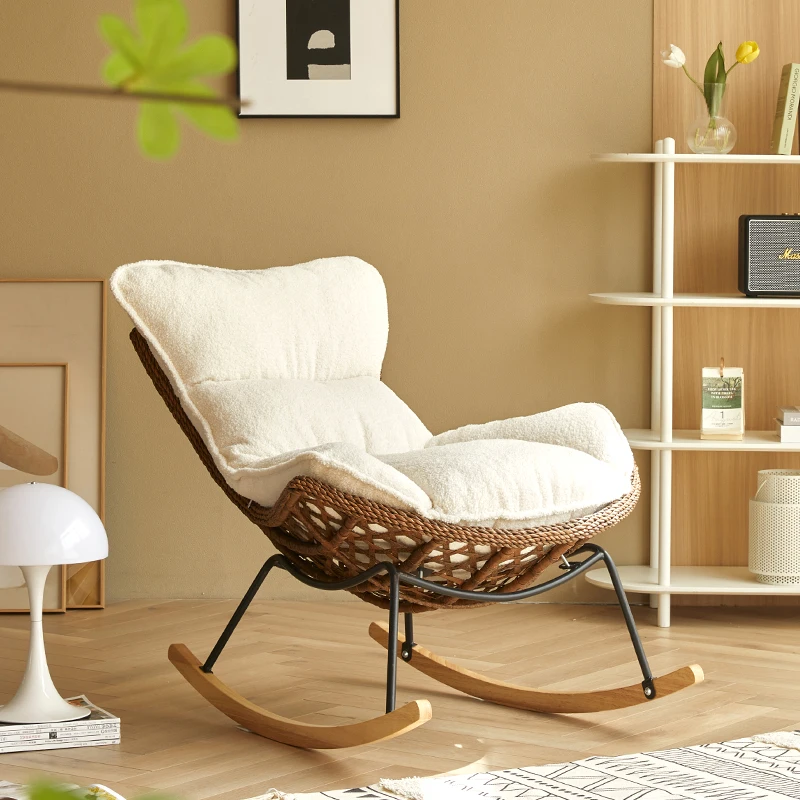 

Modern Nordic Lounge Chair Bedroom Living Room Lounge Designer Chairs Accessories Free Shipping Sedia A Dondolo Salon Furniture