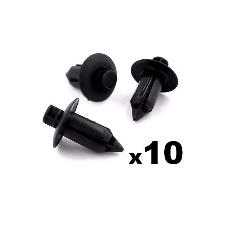 

10x For Saab Black Plastic Rivet Style Body and Trim Panel Retainer Clips