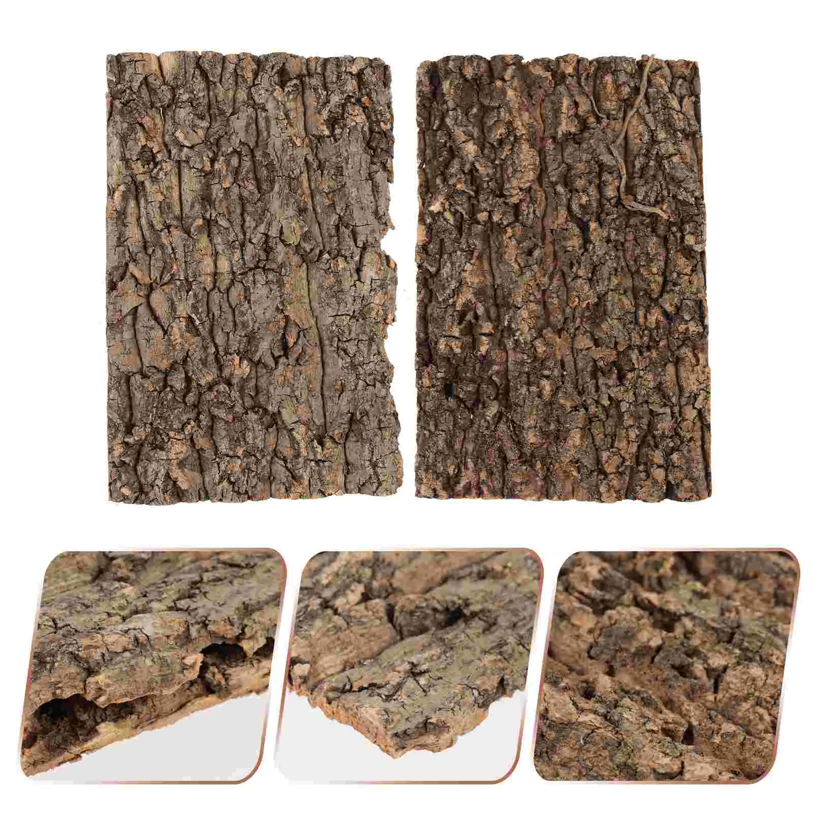 

Reptile Bark Climb Platforms Terrarium Tree Cave Cork Reptiles Hide Turtle Bask Decor Indoor Plants