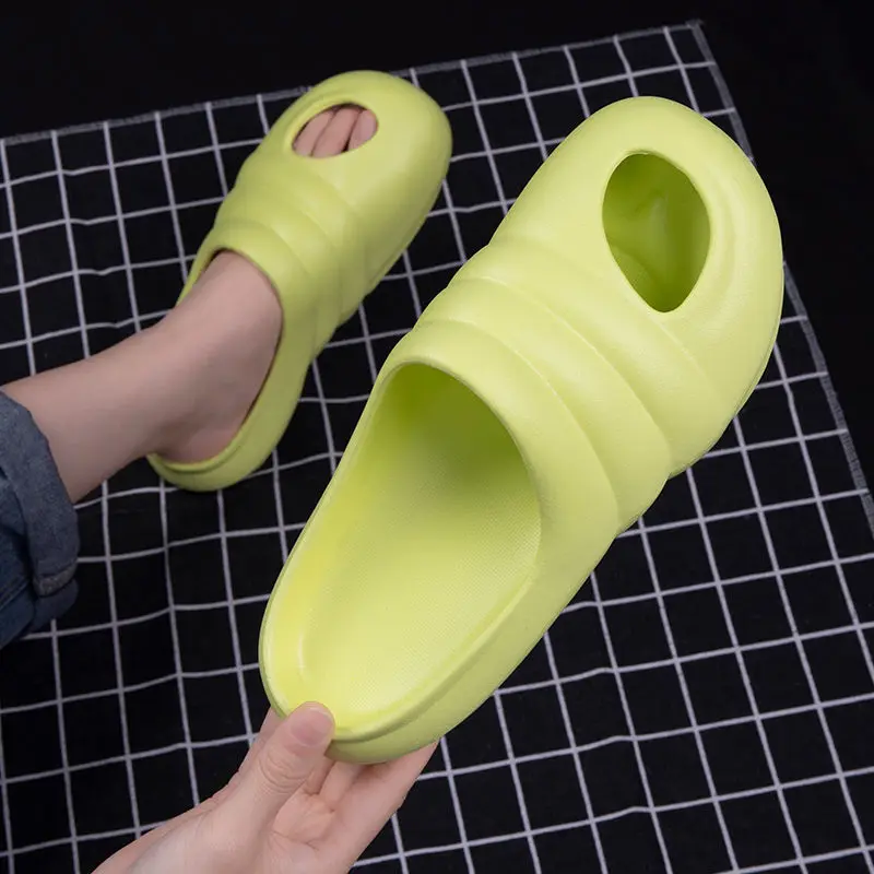 

Women's Slippers Summer Wear Personalized Sandals Home Bathroom Bath Non-slip Thick Bottom Couple Sandals and Slippers