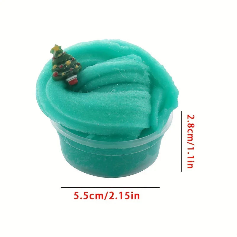 Slime Kit Fluffy Slime Set for Kid Christmas DIY Stress Relief Toy