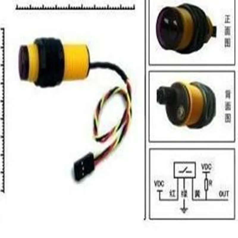 

10pcs E18-D80NK infrared obstacle avoidance sensor head with DuPont proximity switch smart car 3-80cm module