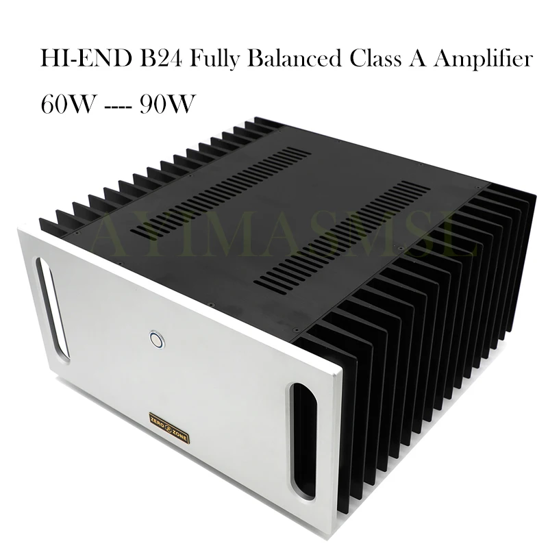 

AIIMA SMSL Reference HI-END B24 Circuit HIFI Amp Full symmetry Fully Balanced Amplifiers 2.0 60W 90W Class A Amplifier Audio