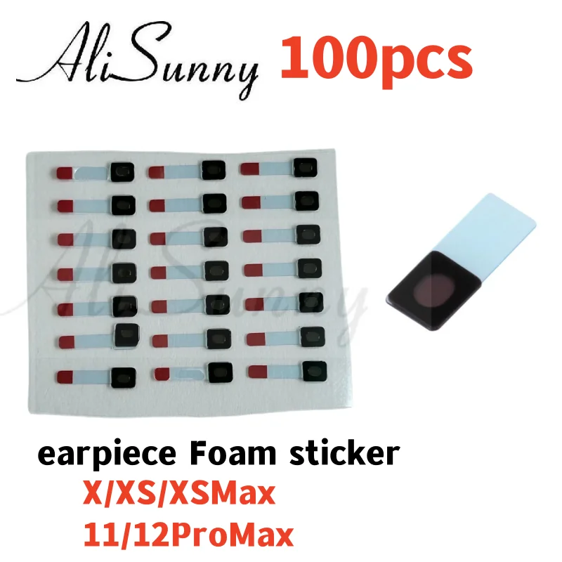 100pcs Earpiece Sensor Foam Sponge Sticker Glue for iPhone 11 12 Pro ...