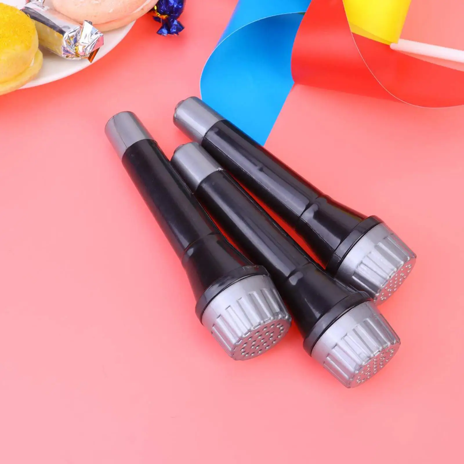 8Pcs Toy Microphone Set Costume Props Mics for Party Favors Karaoke Costume Birthday Baby Toddlers