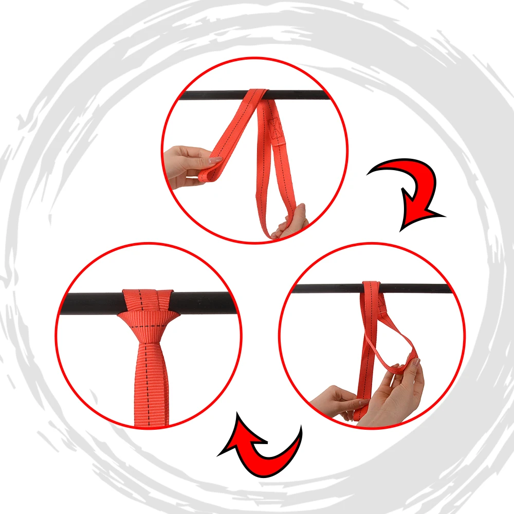 Tie Down Belts 50*1.5 Soft Loop Tie Down Straps 6PCS Motorcycle off-road Bicycle all terrain vehicle Lawn Mutipurpose Luggage Straps tie down belts