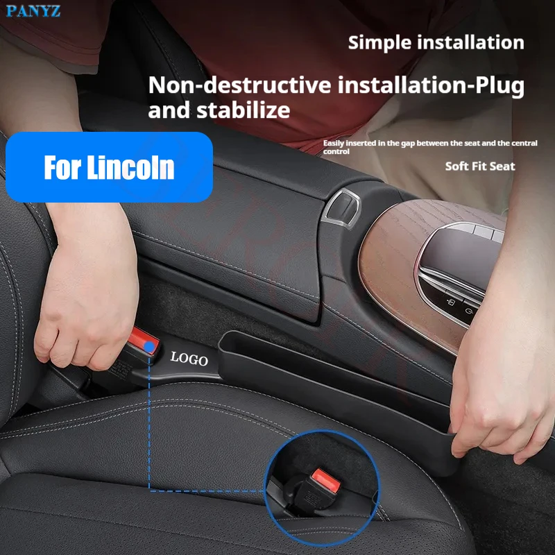 Car Seat Gap Filler Side Seam Plug Strip Leak-proof Filling Strip For Lincoln Nautilus Corsair MKX MKS