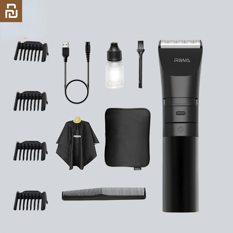 

Youpin RIWA Electric Hair Clipper Full Body Washing Professional Adult Child Baby Shaving Variable Speed Adjustment