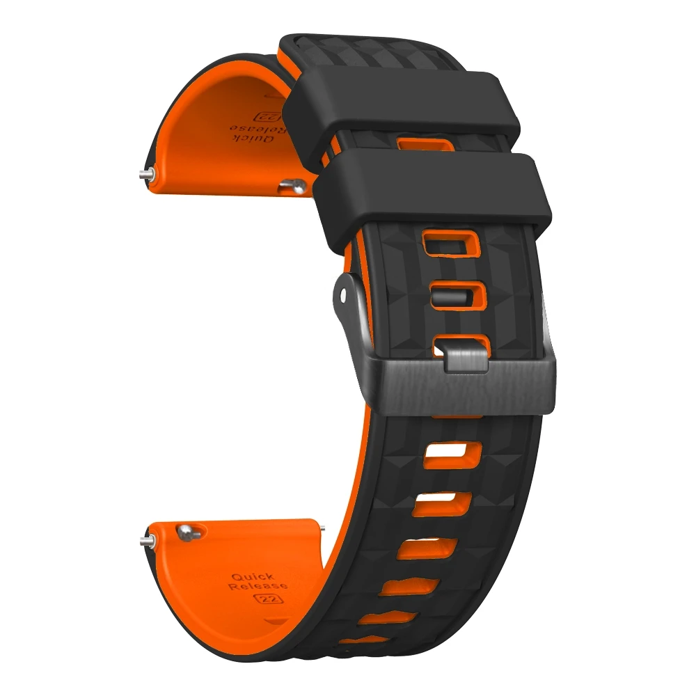 Premium Silicone Strap Replacement for Smartwatch Wristbands