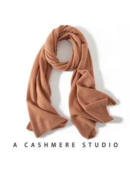 Sciarpa di lana Cashmere Pashmina Solid Basic Simple grandi sciarpe avvolgere scialle Cashmere donna autunno inverno leggero-sottile involucri esterni Hijab 1