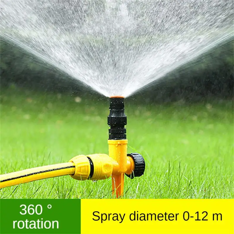 

360° Rotation Jet Irrigation Watering System Automatic Agriculture Lawn Farm Greenhouse Yard Spray Nozzle Garden Sprinkler Tool