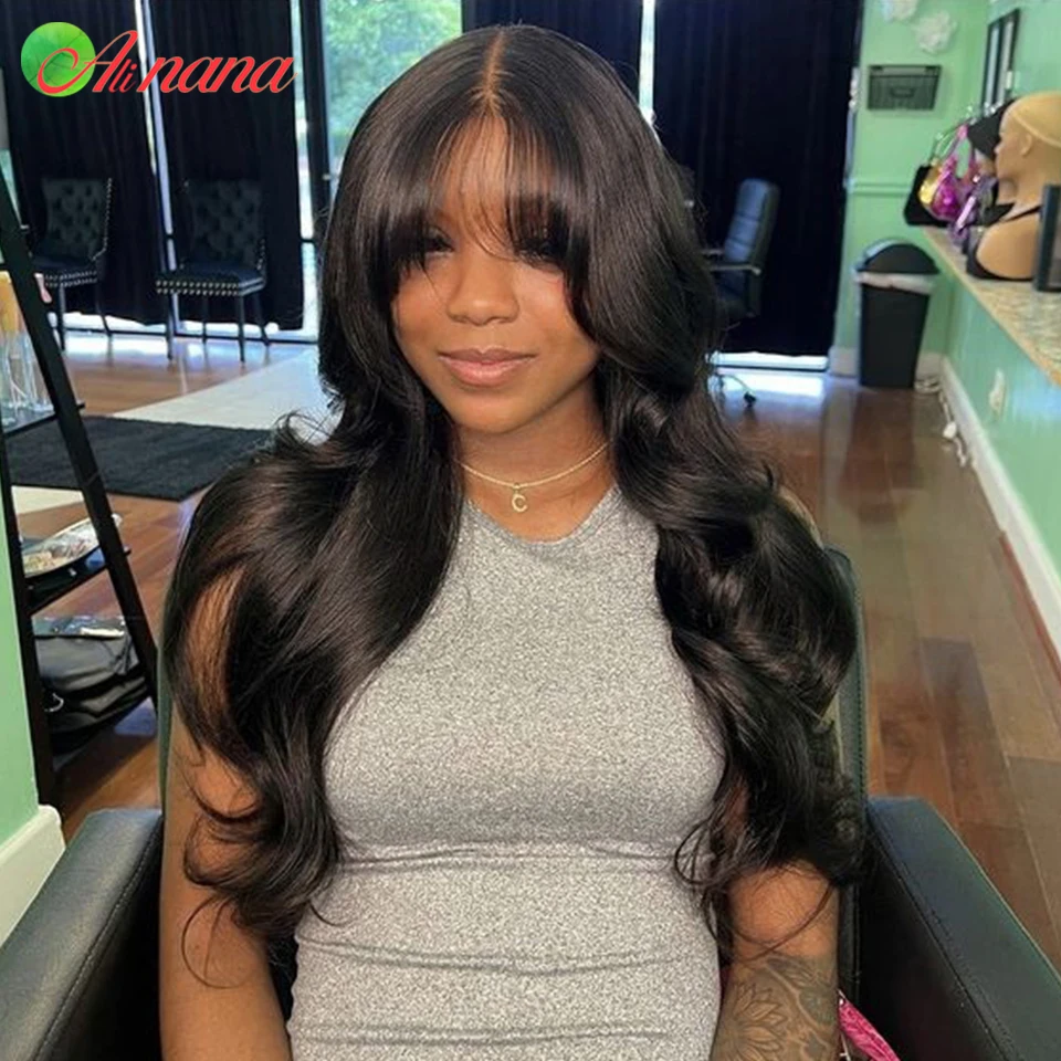 ヘア Burgundy 99 with 99J Highlight Red Colored 5x7 Lace Closure Wig