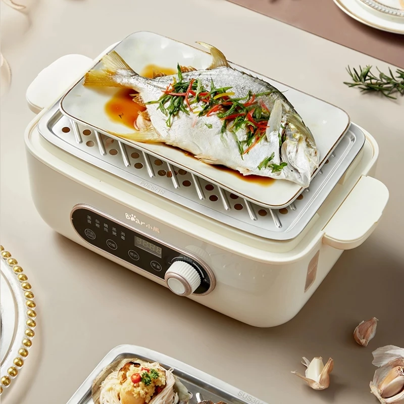 Bear Household Electric Steamer 12L Large-capacity Cooking Steamer Cooker All-in-one Double-deck Multi-functional Food