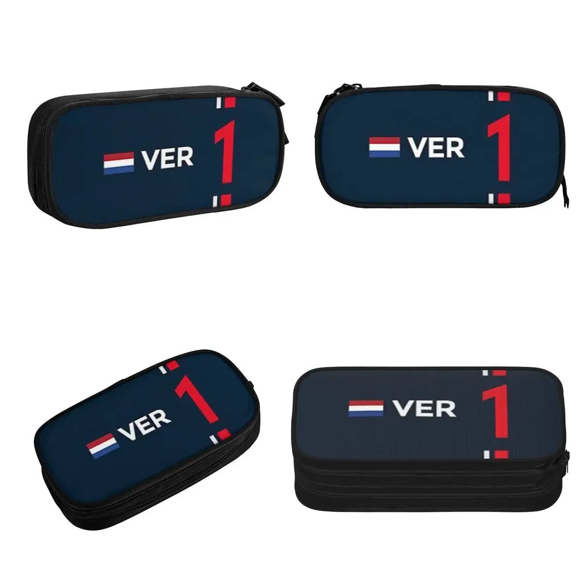 F1-#1 Verstappen Pencil Cases Large Capacity Pen Bags Pen Box Pencil Pouch For Boys Girls Students Stationery School