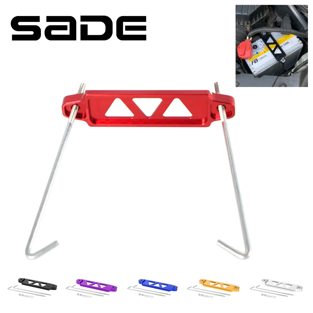 Car Racing Battery Tie Down Hold Bracket Lock Anodized Honda Civic EG DEL SOL S2000 Acura Integra Car Accessory BT-1005